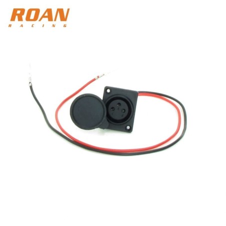 Conector cargador patinete hembra - Motosapollo.com