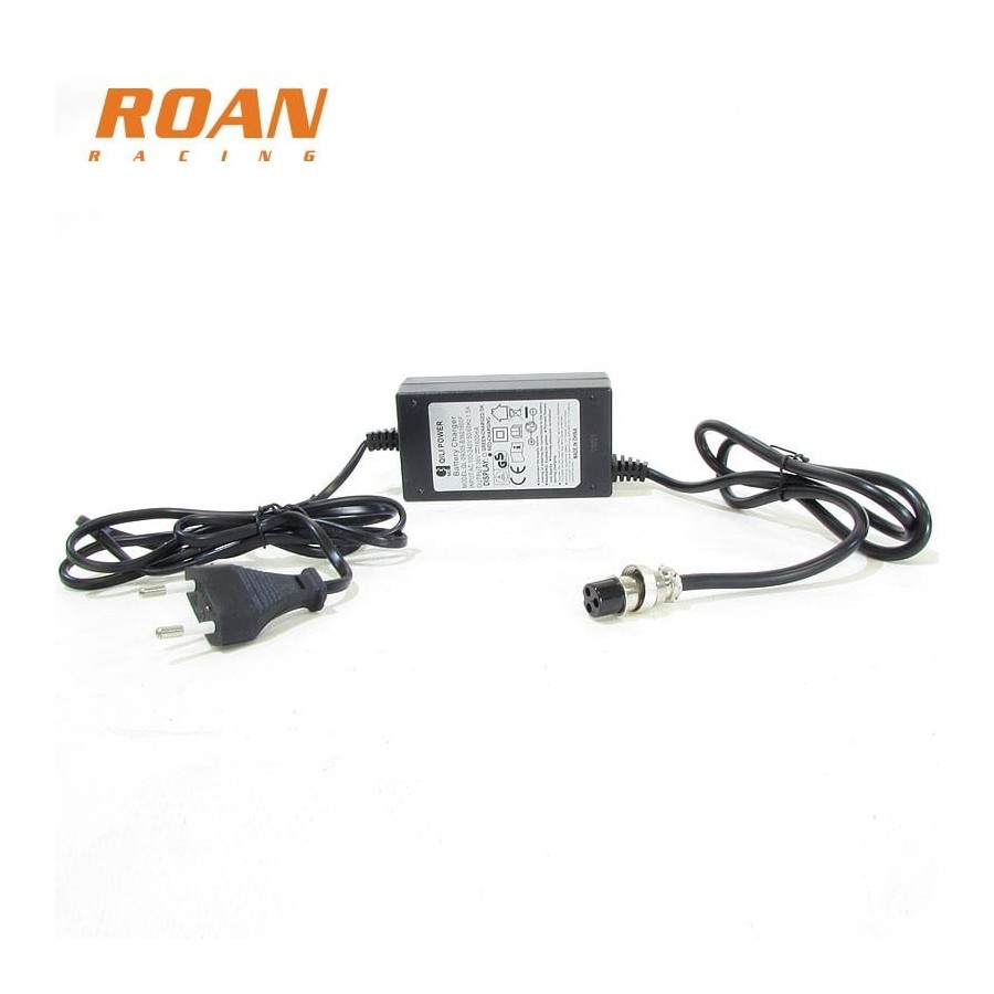 Cargador batería hembra 36V-1.5Ah - Motosapollo.com