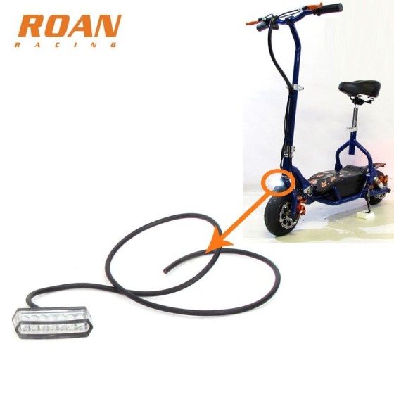 Faro patinete LED rectangular - Motosapollo.com 2