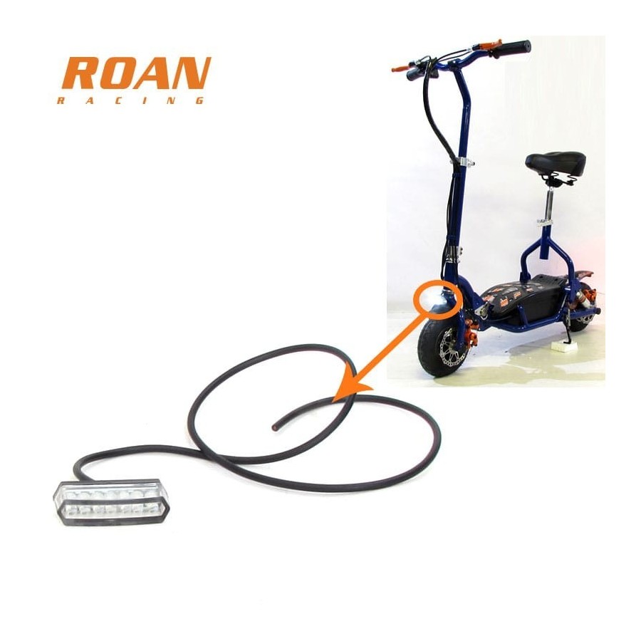 Faro patinete LED rectangular - Motosapollo.com