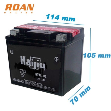 Bateria 12v 6ah acido-plomo - Motosapollo.com