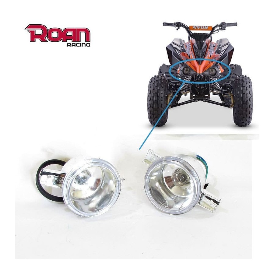 Faro mini quad 4T tipo Panda - Pantera - Motosapollo.com