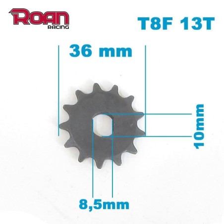 Piñon salida T8F 13T - Motosapollo.com