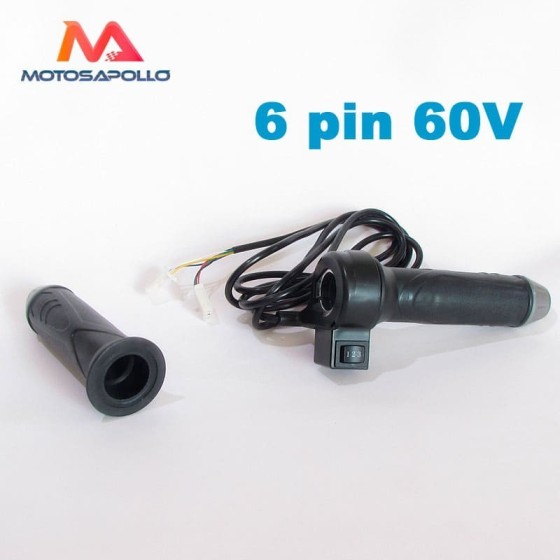 Acelerador eléctrico 60V 6 pin - Motosapollo.com