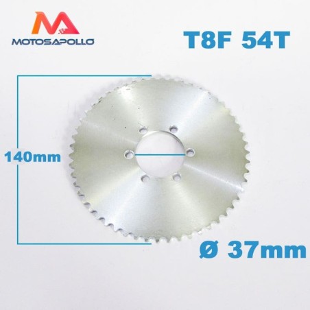 Plato de cadena T8F 54T 37mm - Motosapollo.com
