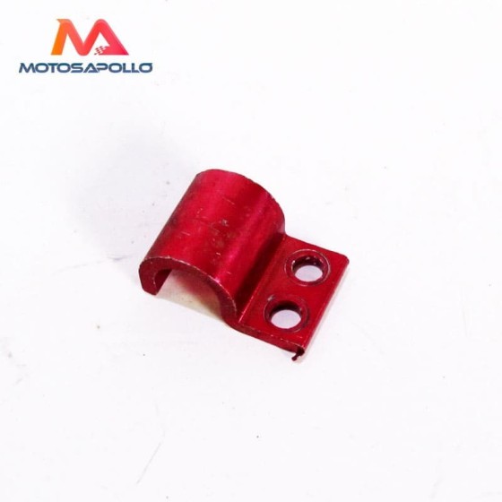 Abrazadera latiguillo freno aluminio - Motosapollo.com