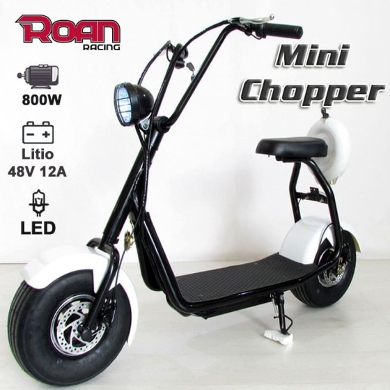 Patinete mini chopper ROAN 800W 48V - Motosapollo.com 2