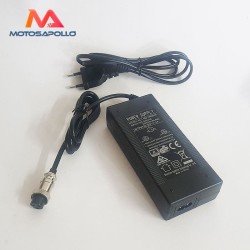 Cargador batería hembra 36V-2A - Motosapollo.com