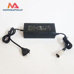 Cargador batería macho 60V - Motosapollo.com