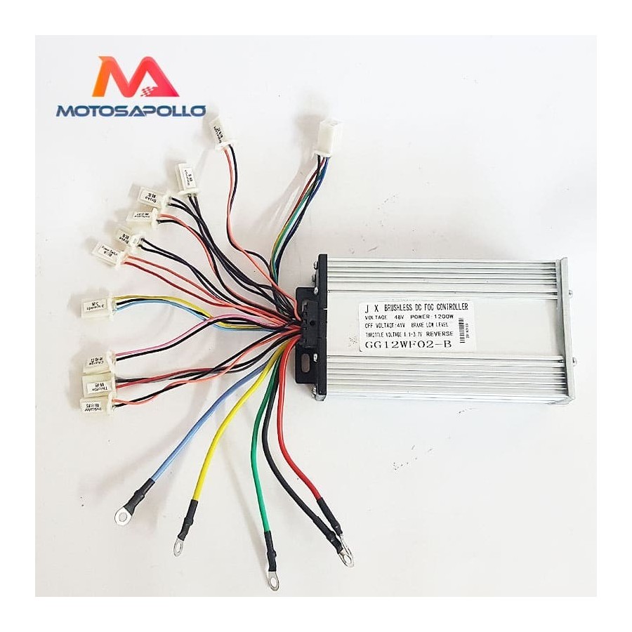 Centralita 1200W 48V 27+5pin - Motosapollo.com