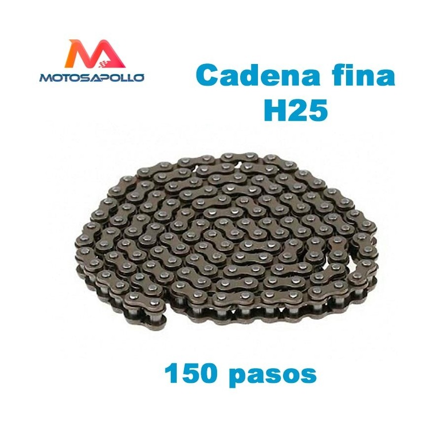Cadena fina 25H 150 pasos - Motosapollo.com