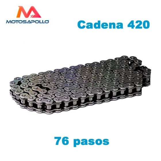 Cadena 420 76 pasos - Motosapollo.com