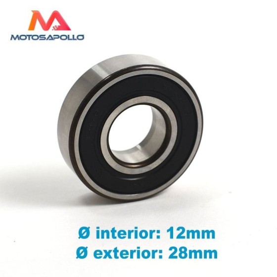 Rodamiento 6001 2RS C3 - Motosapollo.com
