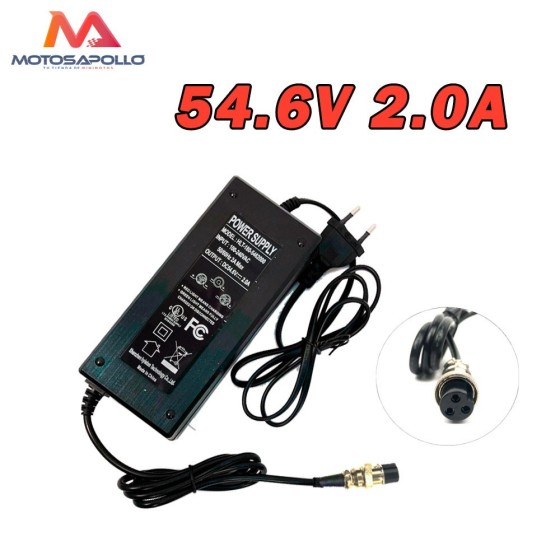 Cargador de bateria 54.6V 2.0A para scotter eléctrico