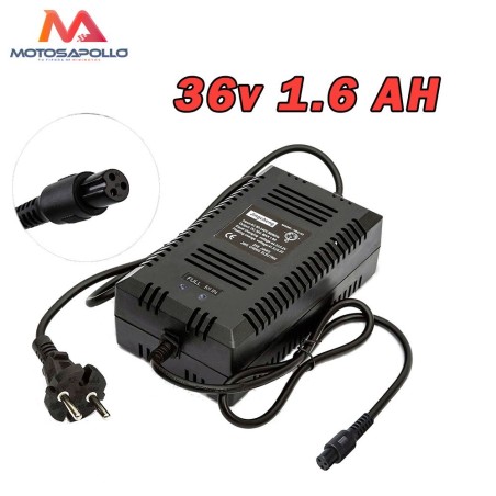 Cargador de batería hembra 36v -1.6A para vehículo eléctrico