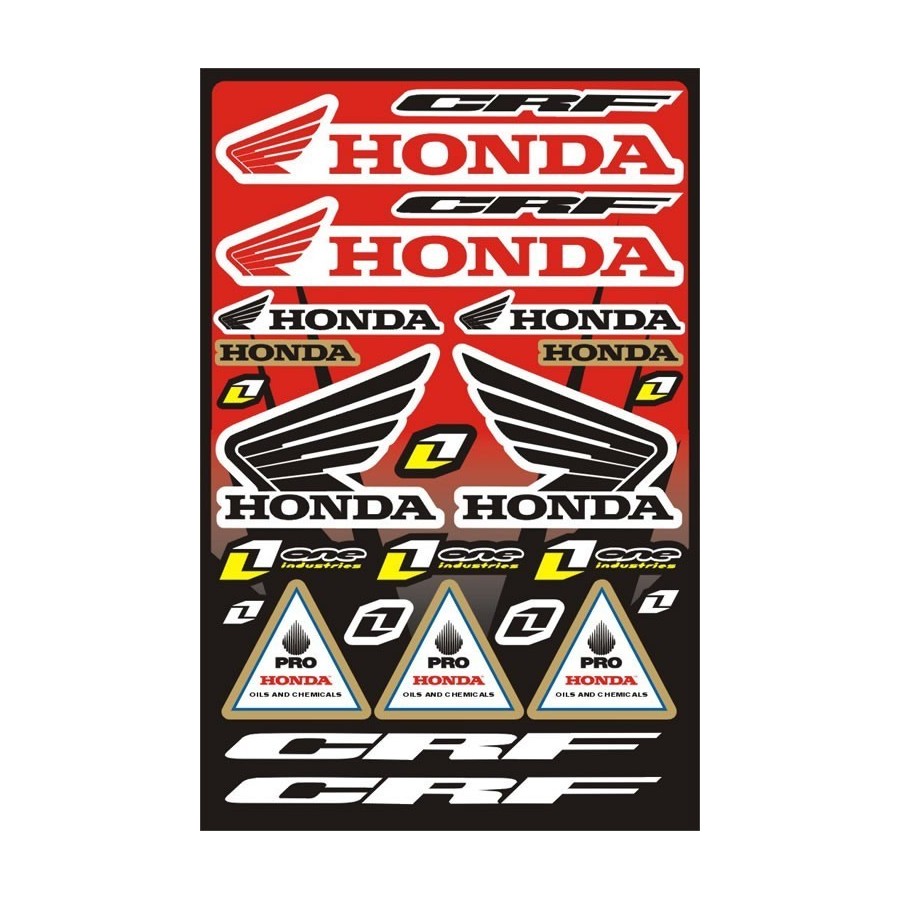 Pliego pegatinas HONDA 47x32 cm