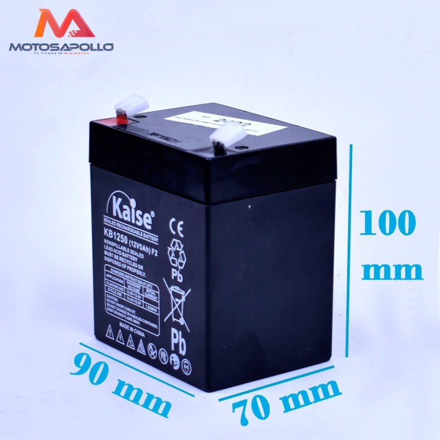 BATERIA PLOMO-ACIDO 12V-5AH KAISE