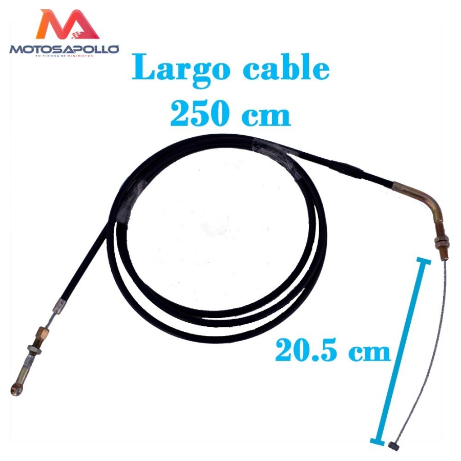 Cable acelerador buggy 250cm Motosapollo.com