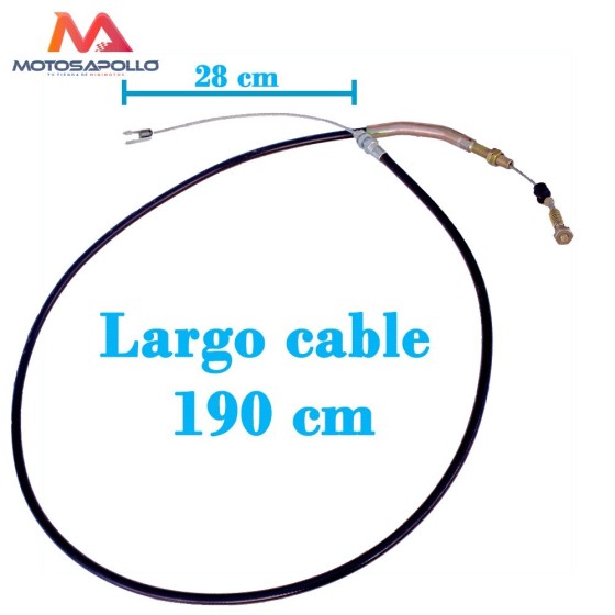 Cable acelerador buggy 190cm Motosapollo.com