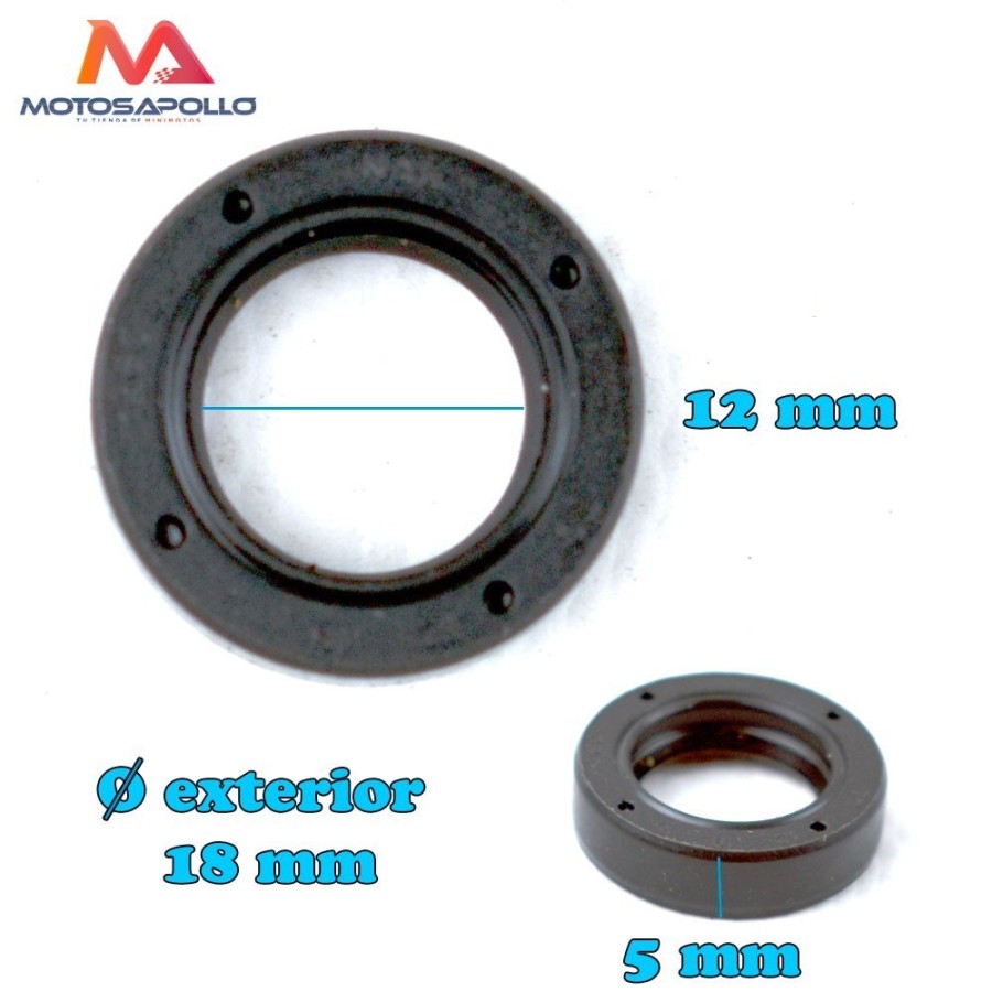 Reten 12-18-5 mm Pit bike-quad Motosapollo.com