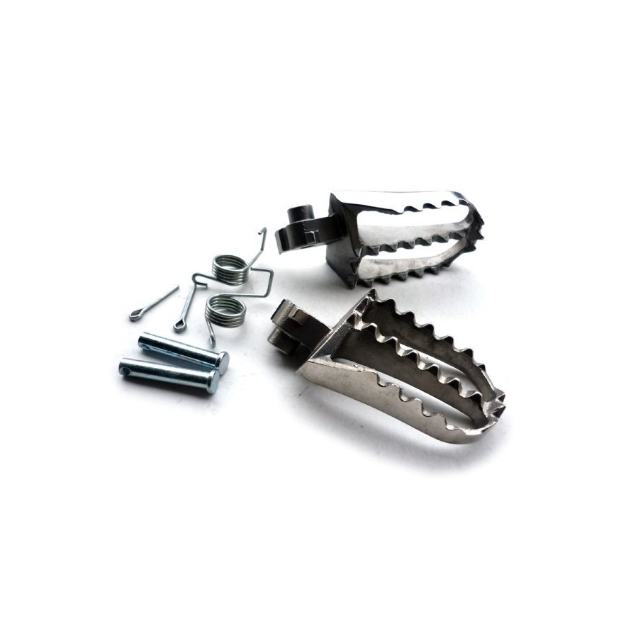 Estriberas acero pit bike - Motosapollo.com