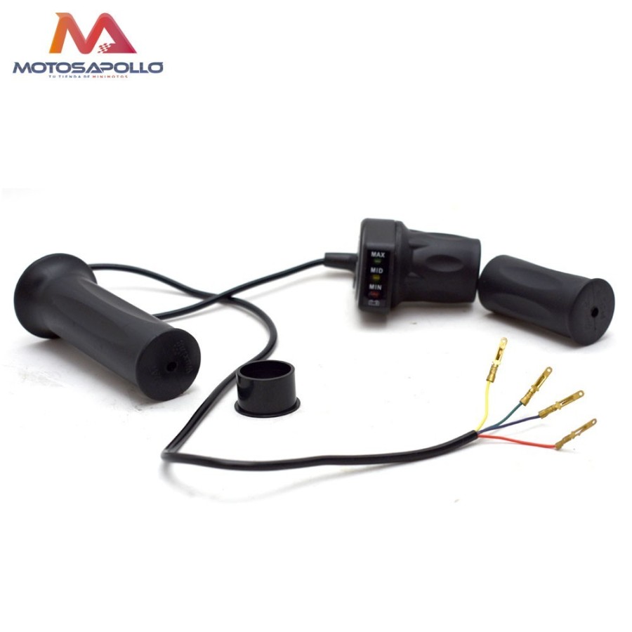 Acelerador eléctrico 4PIN 36V Mini Cross Motosapollo.com