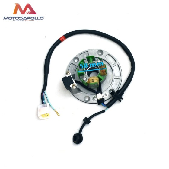 Encendido 2 bobinas con base Zongshen pit bike 155cc Motosapollo.com 2