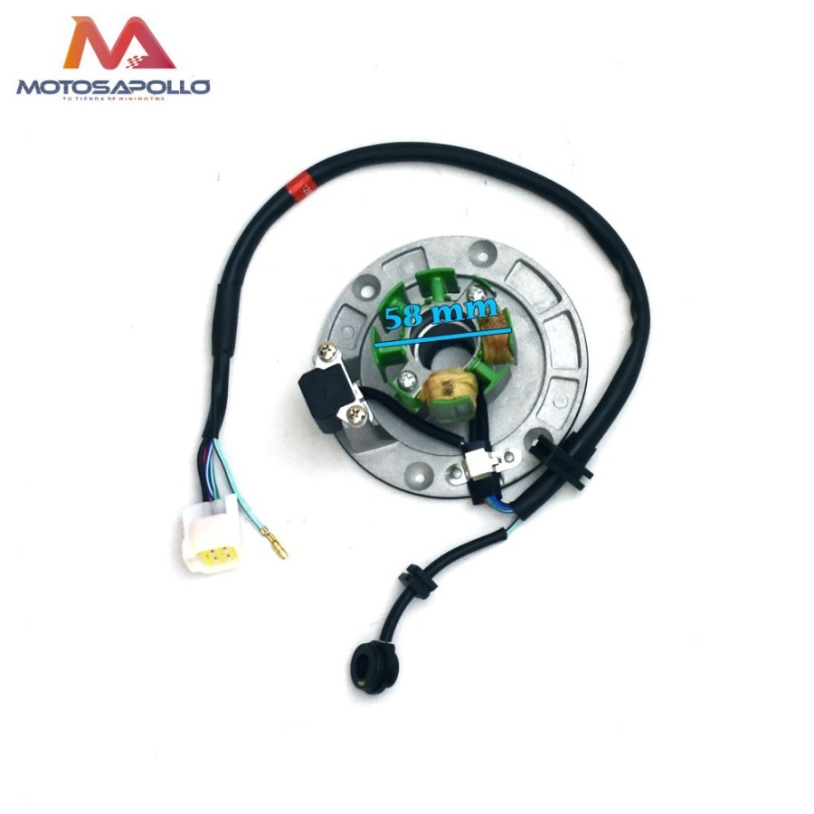 Encendido 2 bobinas con base Zongshen pit bike 155cc Motosapollo.com