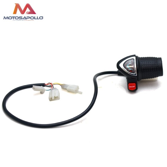 Acelerador eléctrico 6PIN 24V mini cross Motosapollo.com