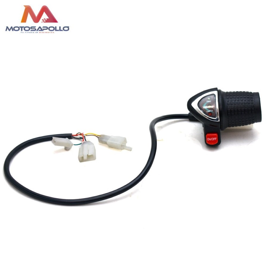 Acelerador eléctrico 6PIN 24V mini cross Motosapollo.com