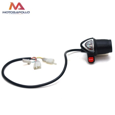 Acelerador eléctrico 6PIN 24V mini cross Motosapollo.com
