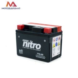 Batería 12V-3AH plomo ácido Nitro Motosapollo.com