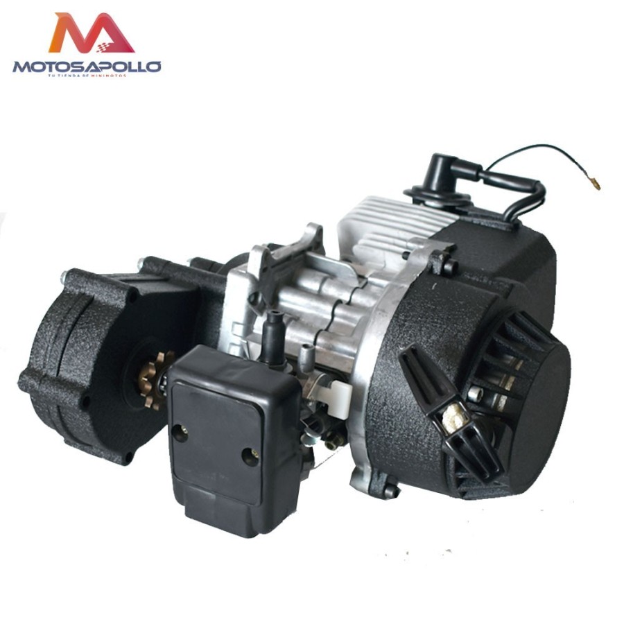 Motor 49cc V3 reductora corta. Motosapollo.com