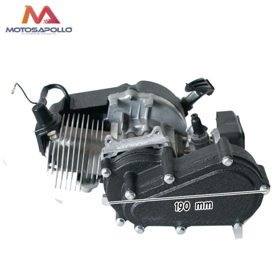 Motor 49cc V3 reductora corta. Motosapollo.com 2