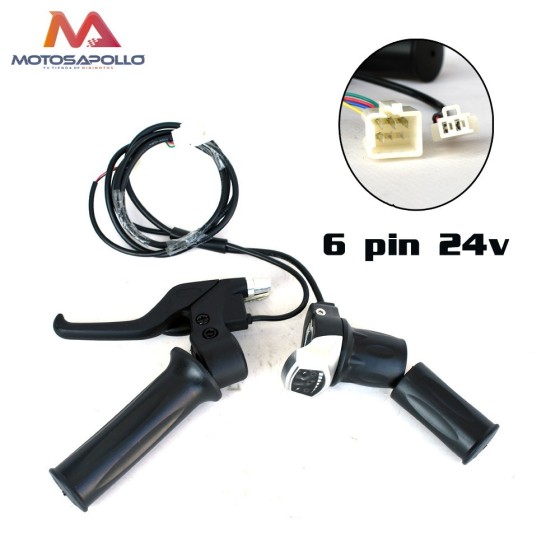 ACELERADOR ELECTRICO 6PIN 24V INDICADOR 2