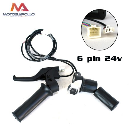 ACELERADOR ELECTRICO 6PIN 24V INDICADOR