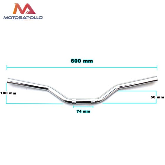Manillar aluminio minimoto Motosapollo.com 2