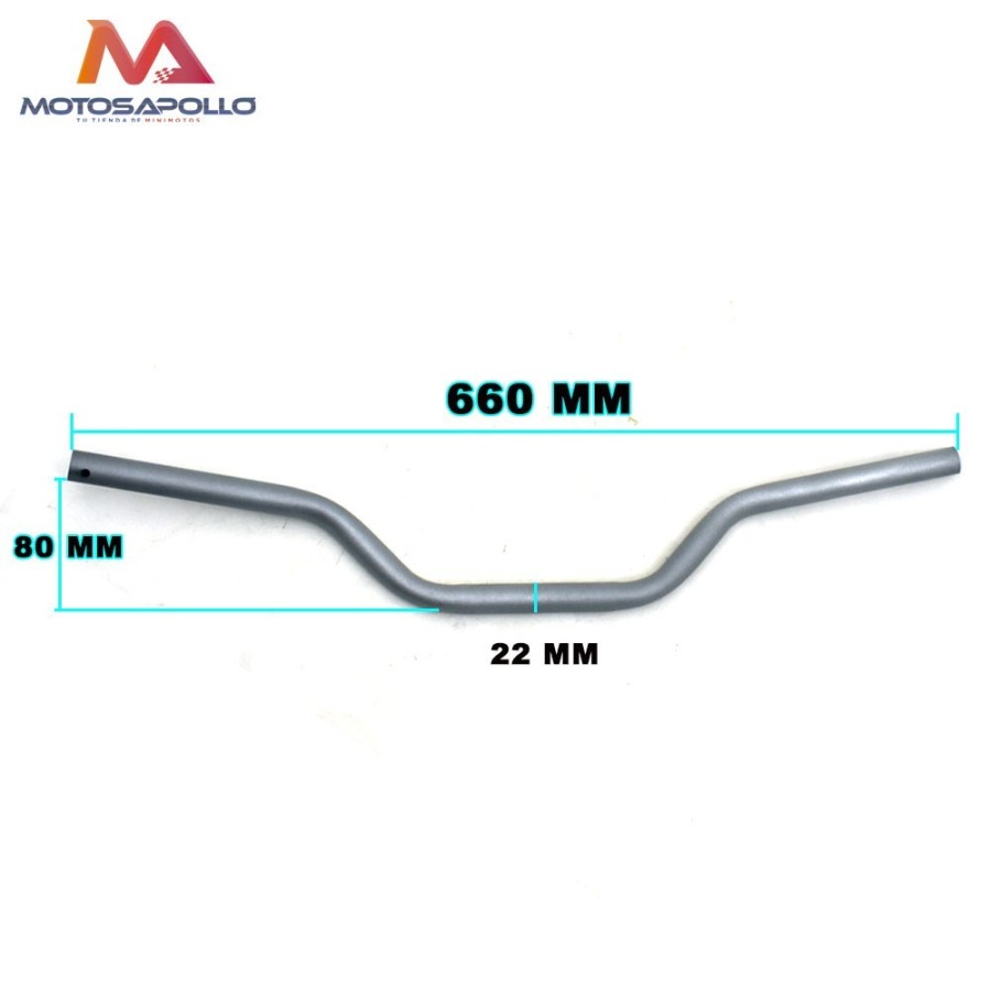 Manillar de aluminio pit bike Motosapollo.com