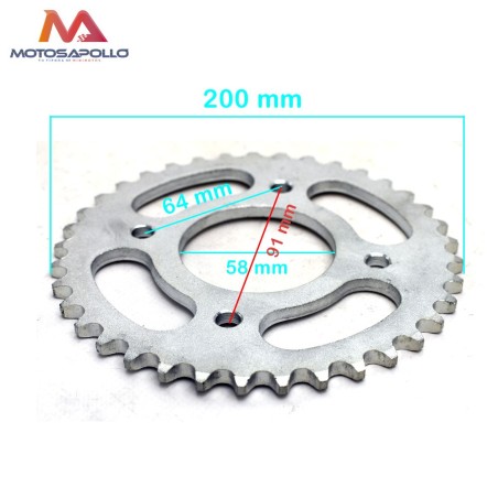 Plato cadena 530 38T AGB30 - 2