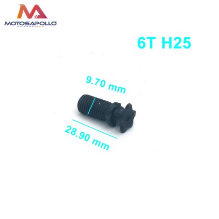Piñon salida H25 6T miniquad-Motosapollo.com
