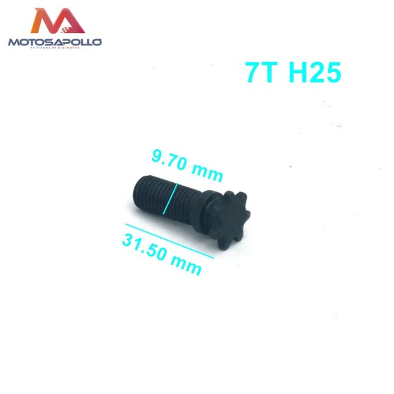 Piñon salida H25 7T  minicross - 1 2