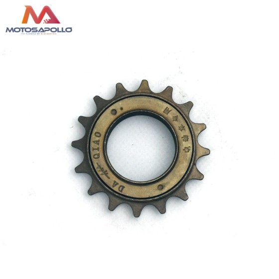 Piñon libre 16T kart pedal-Motosapollo.com