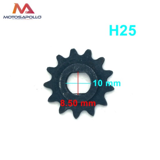 Piñon salida 13T 8.50mm minicross - Motosapollo.com 2