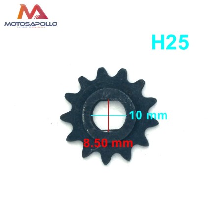 Piñon salida 13T 8.50mm minicross - Motosapollo.com