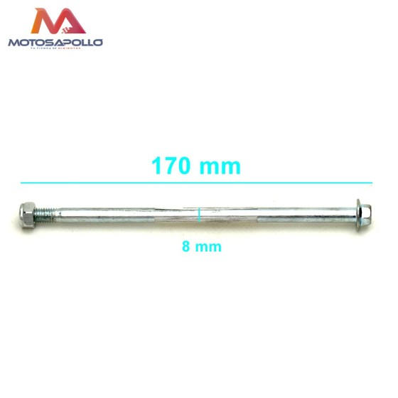 Eje basculante 8 mm - Motosapollo.com 2