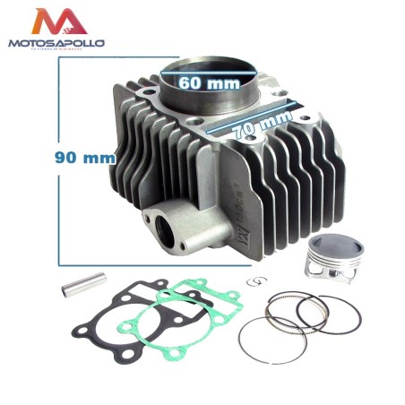 Kit cilindro 150cc YX 60mm Pit bike - Motosapollo.com