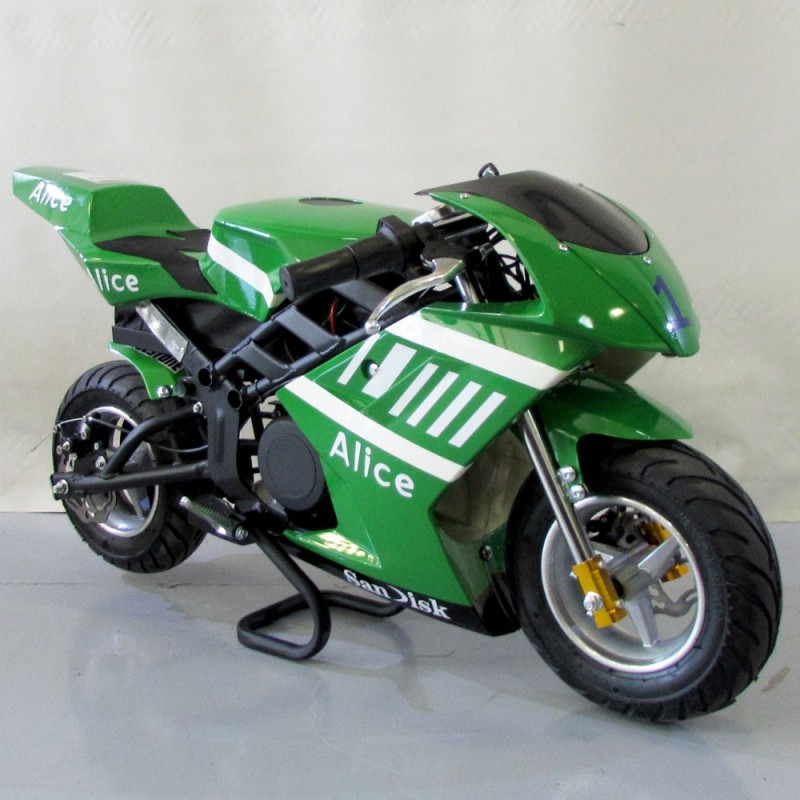 Mini moto eléctrica Roan Rocket 1060W 36V 12Ah - Motosapollo.com
