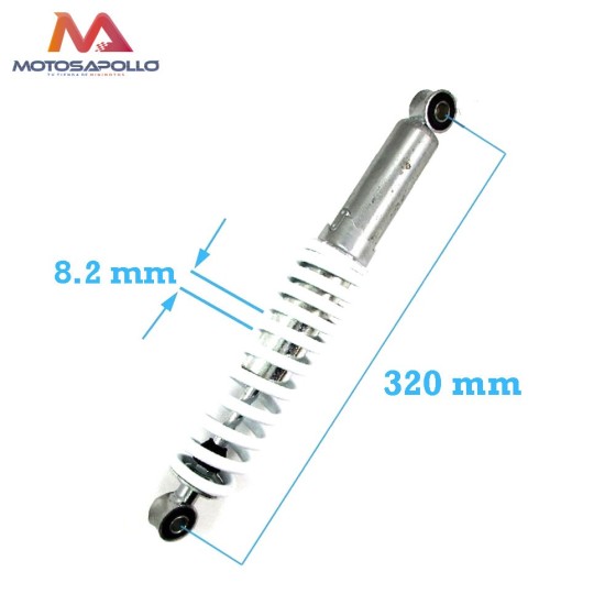 Amortiguador 320mm mini quad 8,2mm - Motosapollo.com