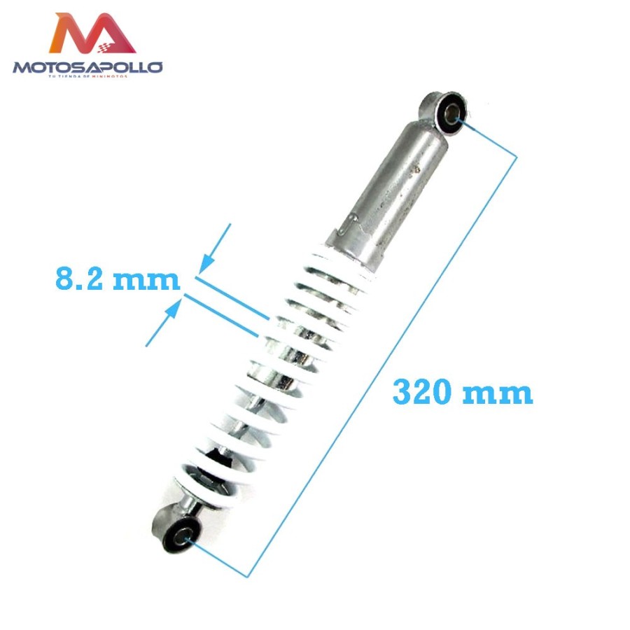 Amortiguador 320mm mini quad 8,2mm - Motosapollo.com