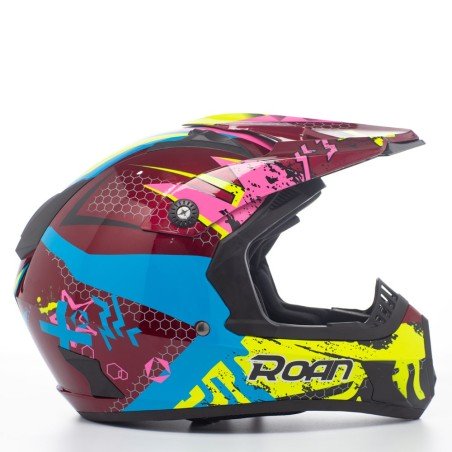 Casco motocross ROAN MX530 de adulto (2021) - Motosapollo.com